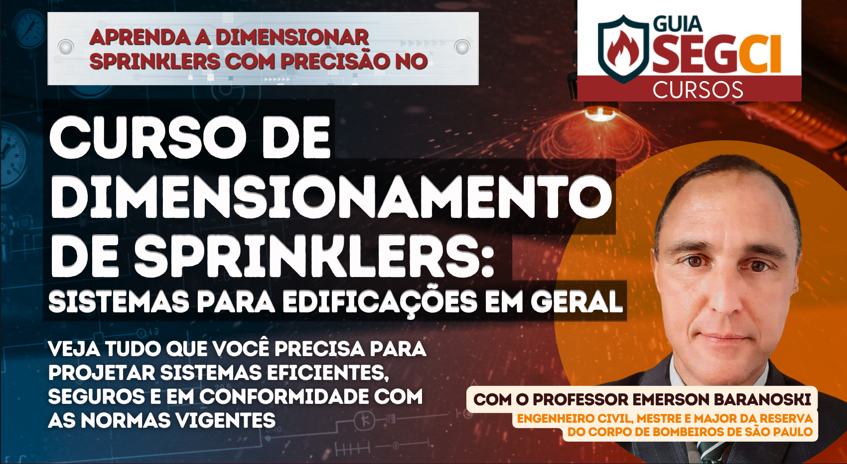 Curso de Dimensionamento de sprinklers